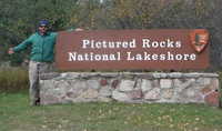 Pictures Rocks National Lakeshore sign